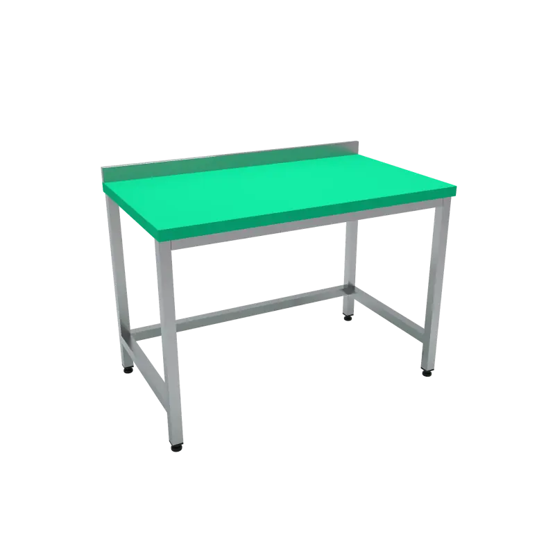 Çalışma Tezgahı Polietilen Tablalı 220x70x85 CM Turkuaz