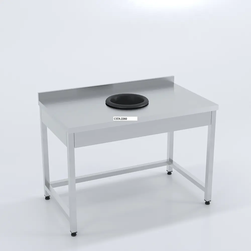 Çöp Sıyırma Tezgahı 220x60x85
