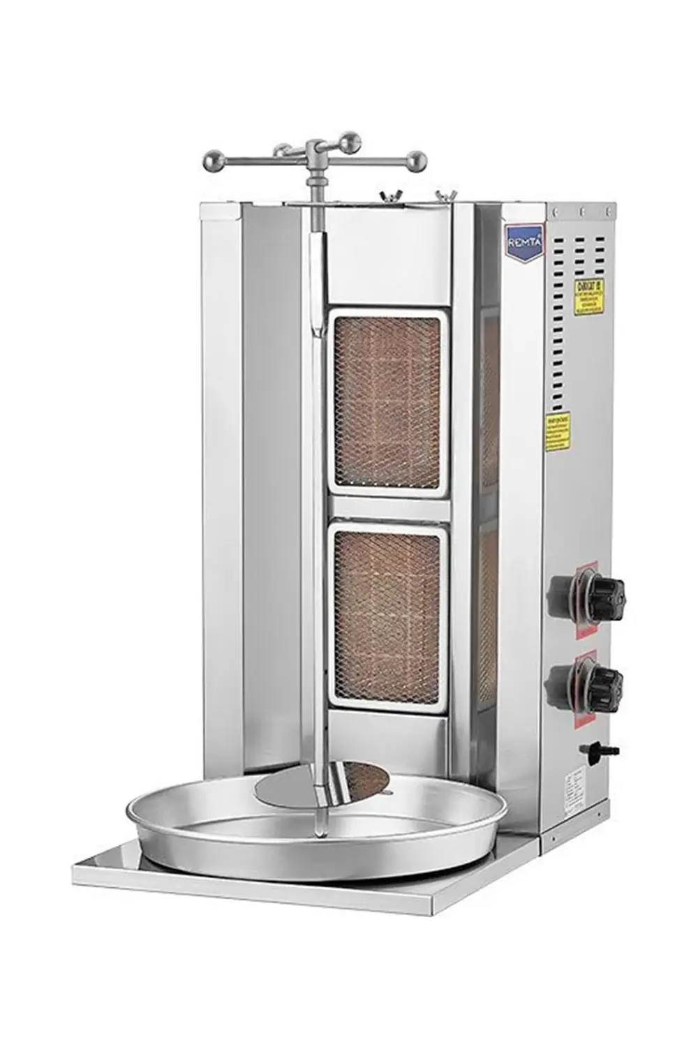 2 Radyanlı Üstten Motorlu Gazlı (CE) Döner Ocağı