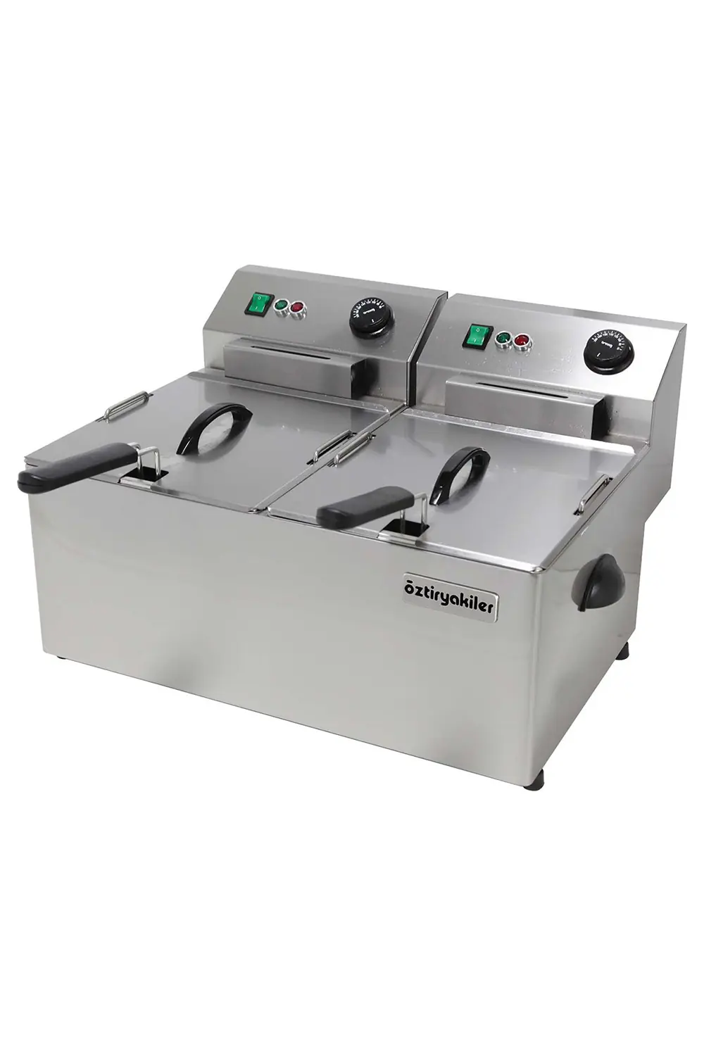 Fritöz Elektrikli 2×8 Litre Trıfaze 12 Kw Ef8Ds