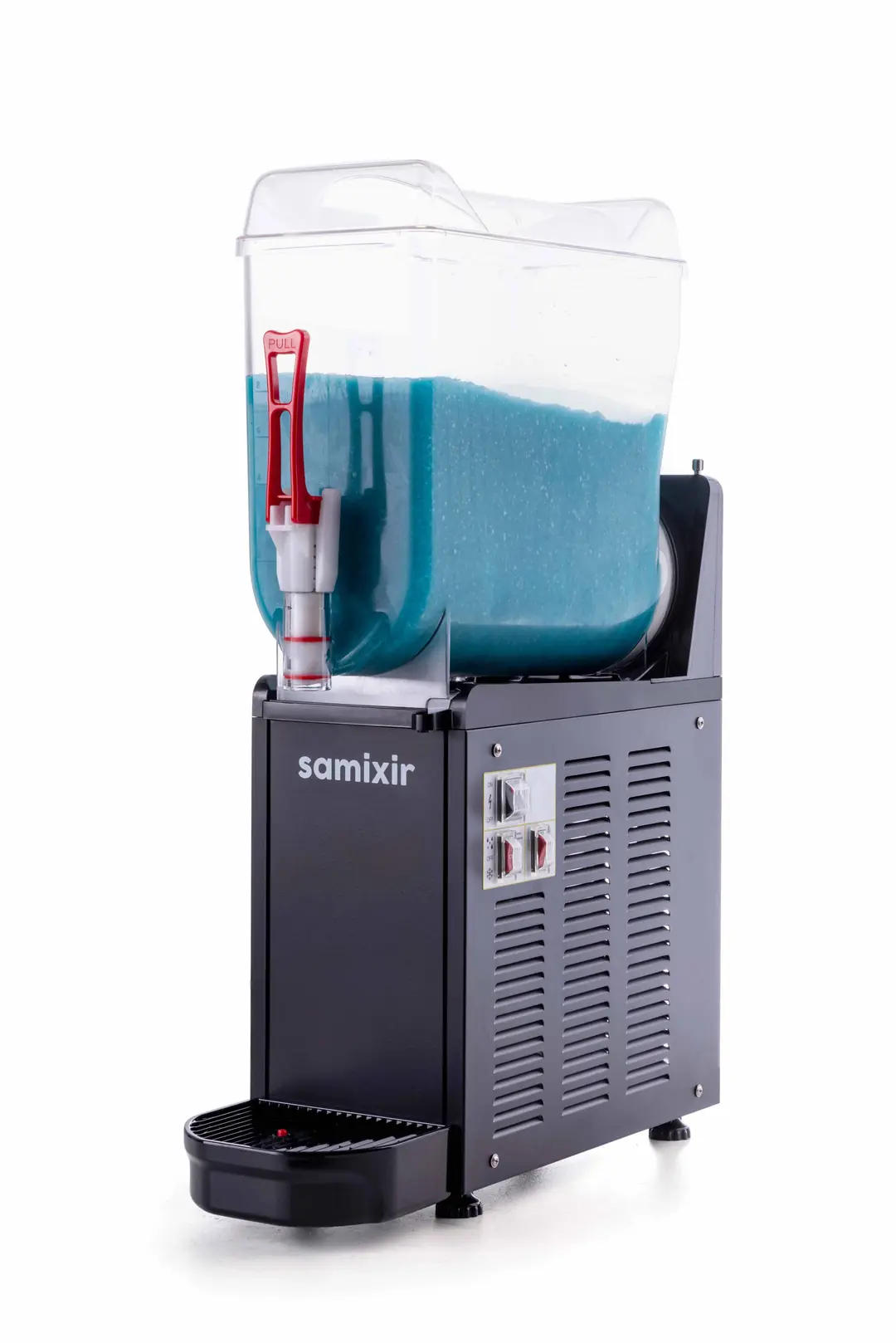 Samixir Mono Ice Slush Granita Milkshake ve Soğuk Meyve Suyu Dispenseri (12 LT) Siyah