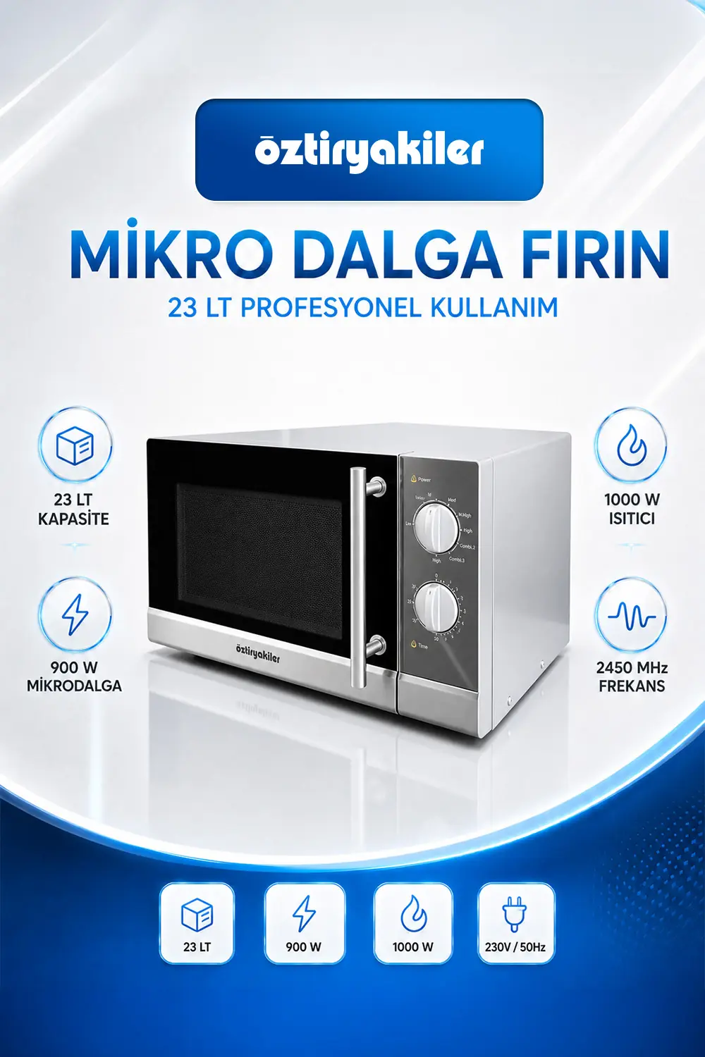 ÖZTİRYAKİLER MİKRO DALGA FIRIN 23 LT.