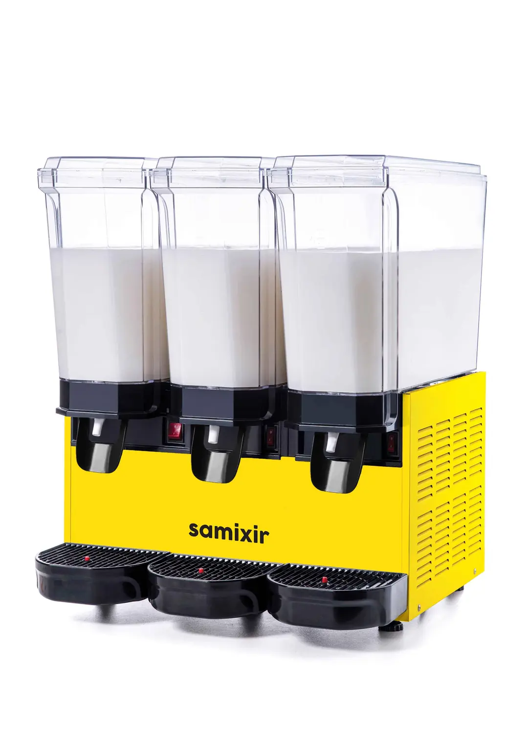 Samixir Triple Klasik Karıştırıcılı Soğuk İçecek Dispenseri (20+20+20 Lt) Sarı
