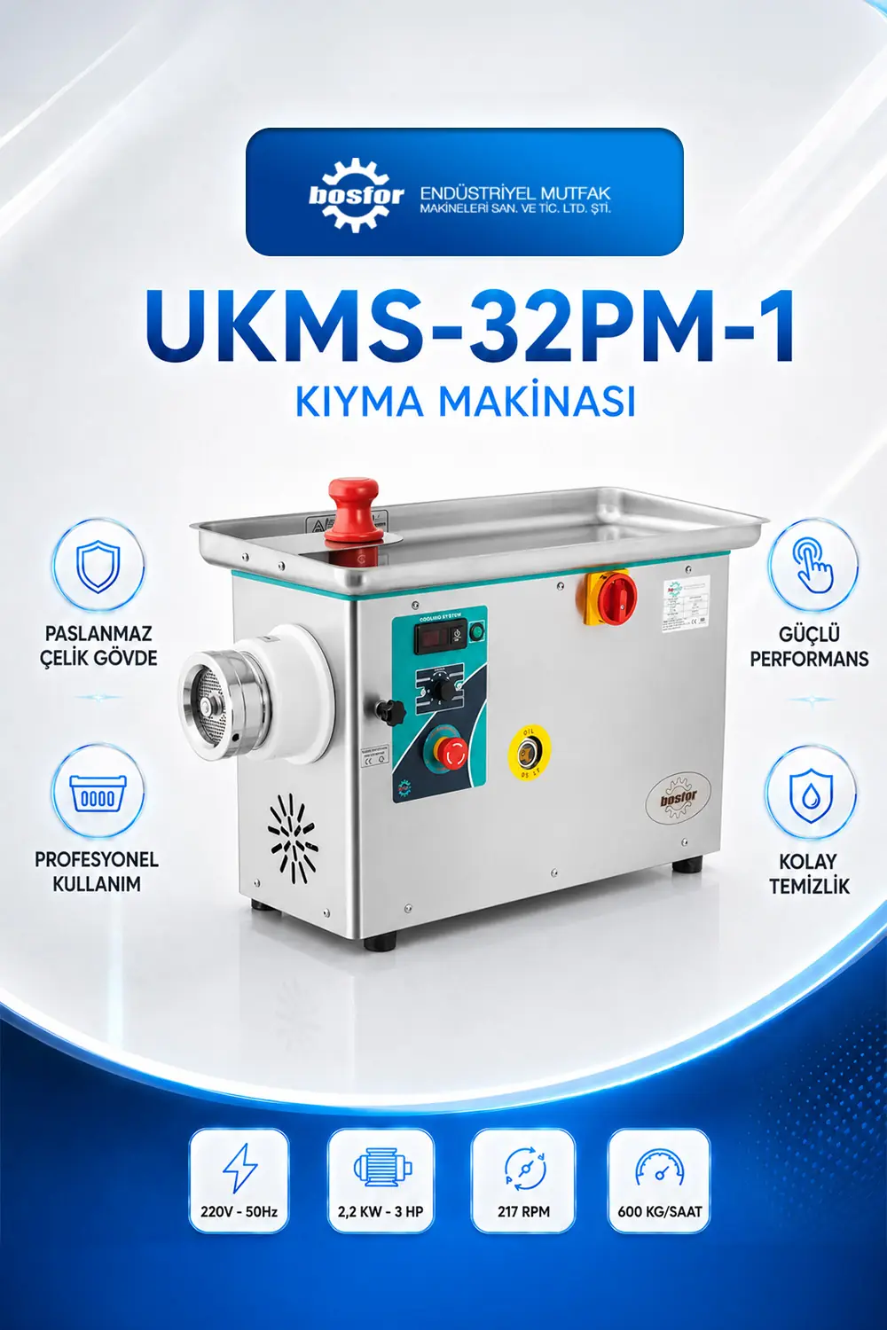 UKMS-32PM-1 KIYMA MAKİNASI